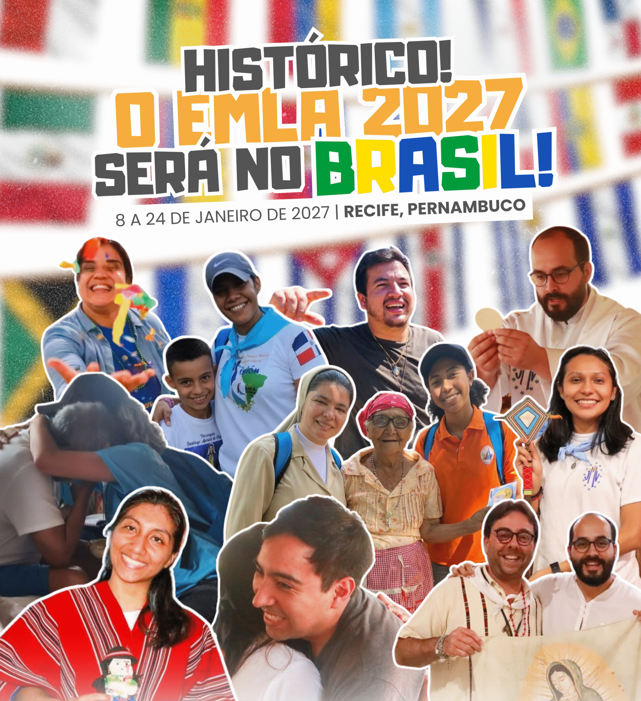 EMLA 2027: Brasil será sede pela primeira vez do Encontro Missionário Latino-Americano da JMV