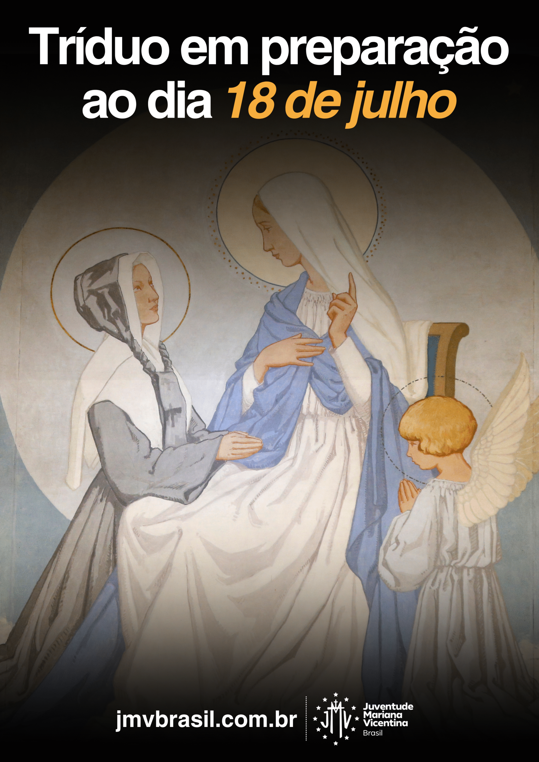 Conselho Nacional da JMV Brasil lança tríduo em preparação para o dia 18 de julho | FAÇA O DOWNLOAD triduo em preparação ao 18 de julho jmv brasil